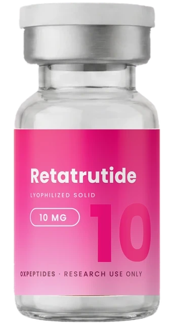 OXpeptides Retatrutide 10 mg vial, the real product